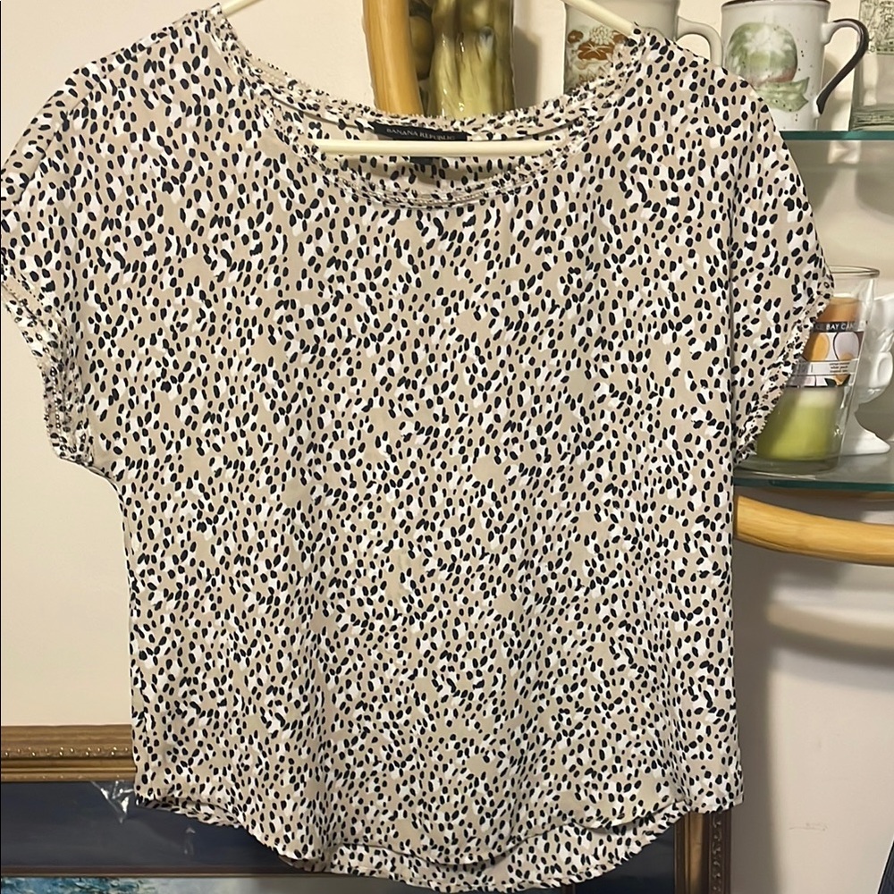 Banana Republic Leopard Print Women's Top